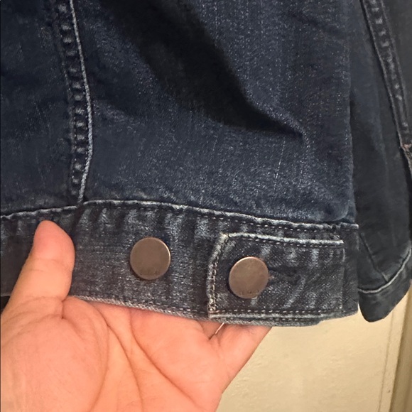 a.n.a women Dark Blue Denim Jacket - Picture 5 of 7